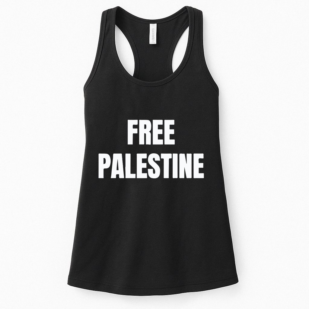 Free Palestine Palestinian Lives Matter Womens Tank Top