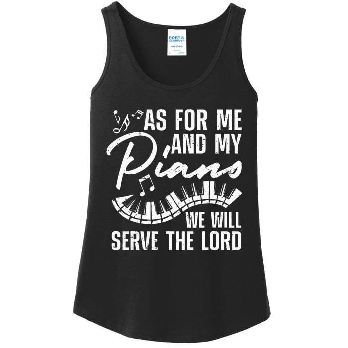 Funny Piano Player Art Pianist Piano Teacher Ladies Essential Tank