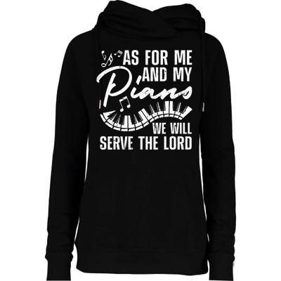 Funny Piano Player Art Pianist Piano Teacher Womens Funnel Neck Pullover Hood