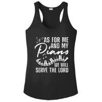 Funny Piano Player Art Pianist Piano Teacher Ladies PosiCharge Competitor Racerback Tank