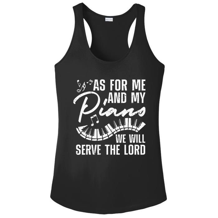 Funny Piano Player Art Pianist Piano Teacher Ladies PosiCharge Competitor Racerback Tank