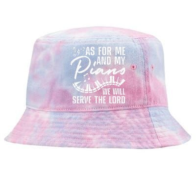 Funny Piano Player Art Pianist Piano Teacher Tie-Dyed Bucket Hat