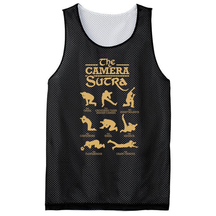 Funny Photographer Photography Gift Camera Sutra Mesh Reversible Basketball Jersey Tank