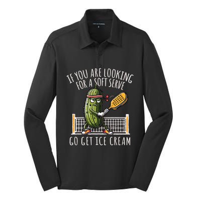 Funny Pickleball Player Paddleball Lover Gift Silk Touch Performance Long Sleeve Polo