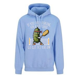 Funny Pickleball Player Paddleball Lover Gift Unisex Surf Hoodie