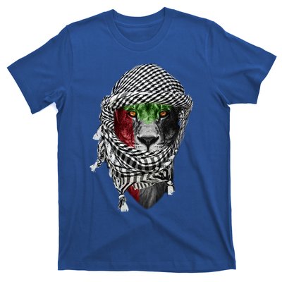 Free Palestine Palestinian Lion Funny Gift T-Shirt