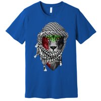 Free Palestine Palestinian Lion Funny Gift Premium T-Shirt