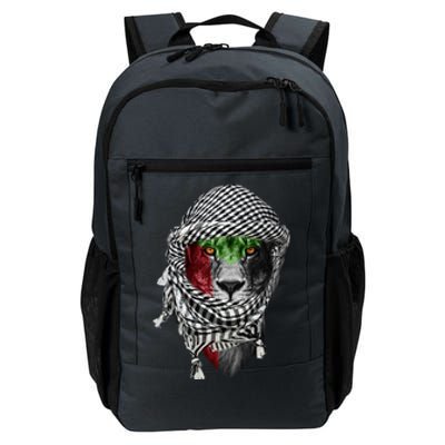 Free Palestine Palestinian Lion Funny Gift Daily Commute Backpack