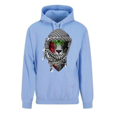 Free Palestine Palestinian Lion Funny Gift Unisex Surf Hoodie