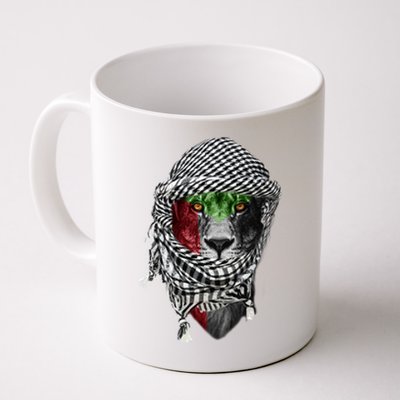 Free Palestine Palestinian Lion Funny Gift Coffee Mug