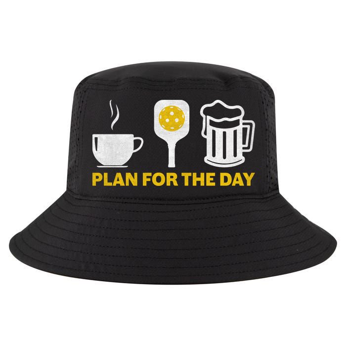 Funny Pickleball Plan For The Day Pickleball Paddle Cool Comfort Performance Bucket Hat