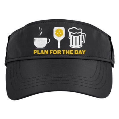 Funny Pickleball Plan For The Day Pickleball Paddle Adult Drive Performance Visor