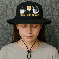 Funny Pickleball Plan For The Day Pickleball Paddle Bucket Hat
