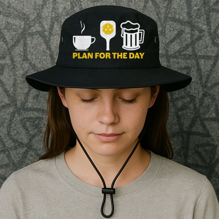 Funny Pickleball Plan For The Day Pickleball Paddle Bucket Hat