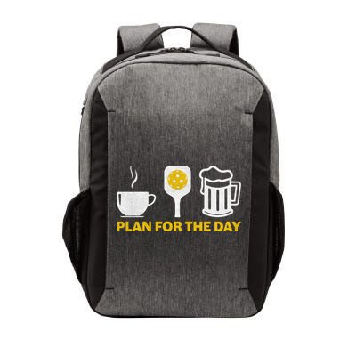 Funny Pickleball Plan For The Day Pickleball Paddle Vector Backpack