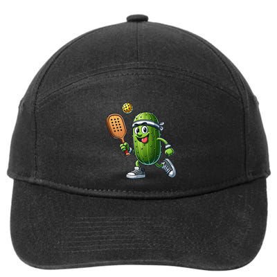 Funny Pickleball Player Paddleball Lover 7-Panel Snapback Hat