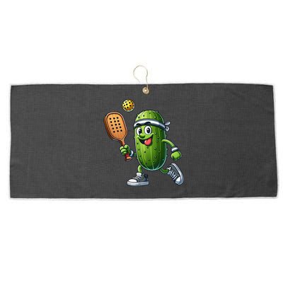 Funny Pickleball Player Paddleball Lover Large Microfiber Waffle Golf Towel