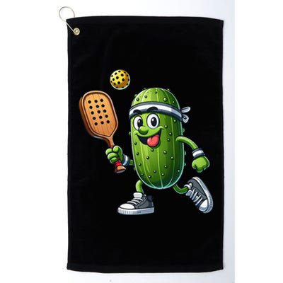 Funny Pickleball Player Paddleball Lover Platinum Collection Golf Towel