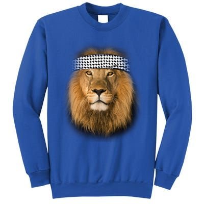 Free Palestine Palestinian Lion Cute Gift Sweatshirt