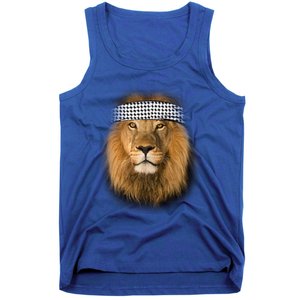 Free Palestine Palestinian Lion Cute Gift Tank Top