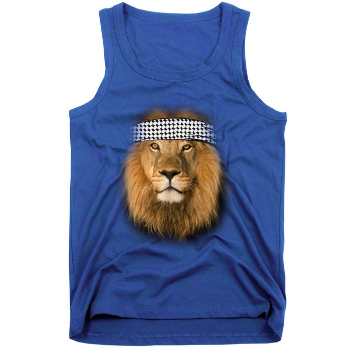 Free Palestine Palestinian Lion Cute Gift Tank Top