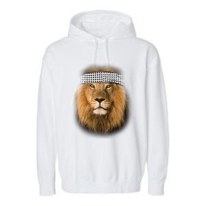 Free Palestine Palestinian Lion Cute Gift Garment-Dyed Fleece Hoodie