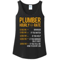 Funny Plumber Plumber Hourly Rate Plumber Ladies Essential Tank