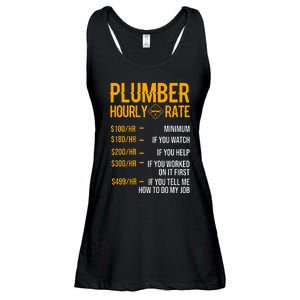 Funny Plumber Plumber Hourly Rate Plumber Ladies Essential Flowy Tank