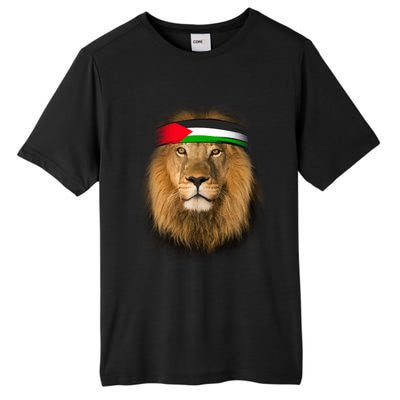 Free Palestine Palestinian Lion Gift Tall Fusion ChromaSoft Performance T-Shirt