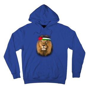 Free Palestine Palestinian Lion Gift Hoodie