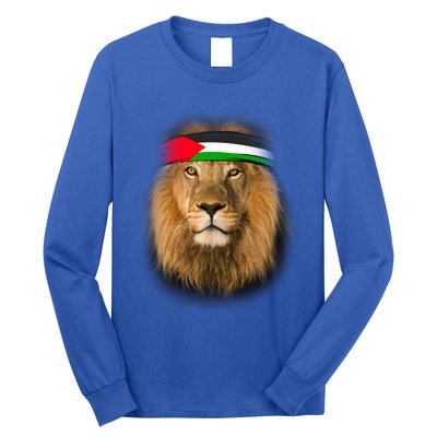 Free Palestine Palestinian Lion Gift Long Sleeve Shirt