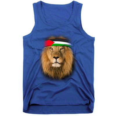 Free Palestine Palestinian Lion Gift Tank Top