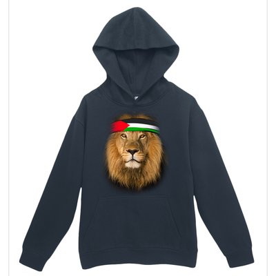 Free Palestine Palestinian Lion Gift Urban Pullover Hoodie