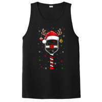 Funny Pickleball Player Christmas Holiday Reindeer Xmas PosiCharge Competitor Tank