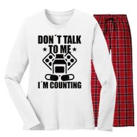 Funny Pharmacist Pharmacy Technician Pharmacy School Women's Long Sleeve Flannel Pajama Set 