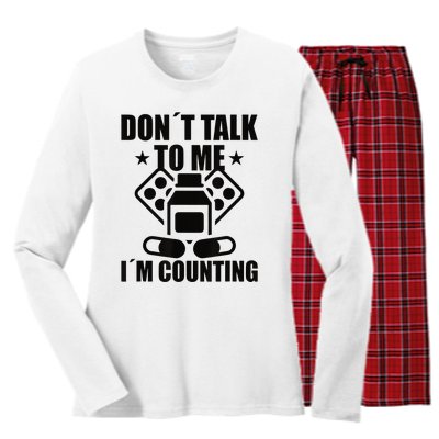 Funny Pharmacist Pharmacy Technician Pharmacy School Women's Long Sleeve Flannel Pajama Set 