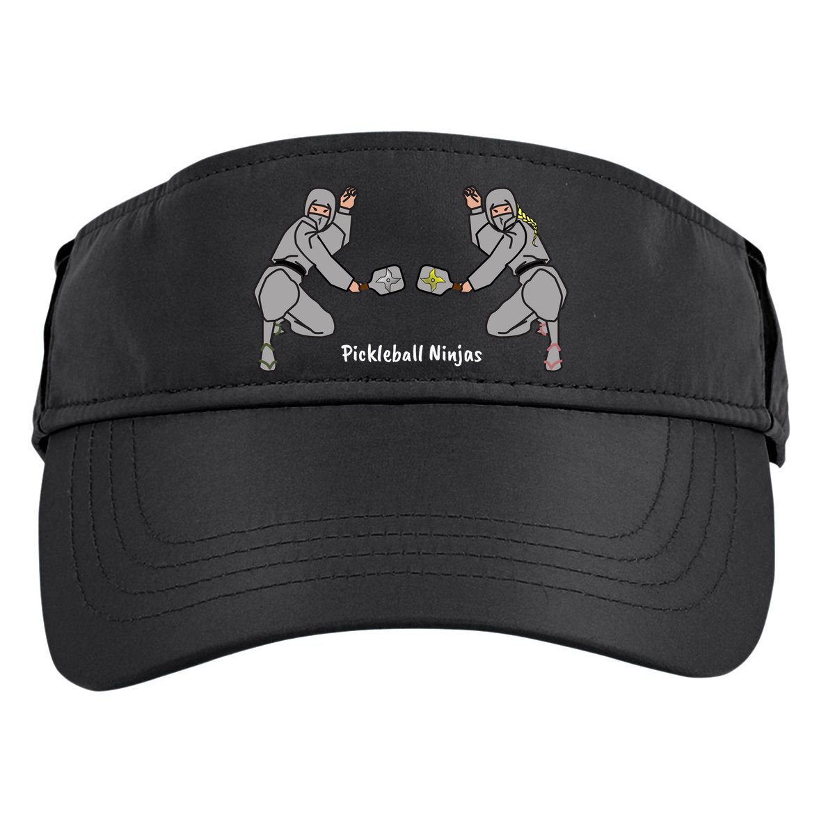 Fun Pickleball, Pickleball Ninja, Mixed Doubles, Pickleball For Life Adult Drive Performance Visor