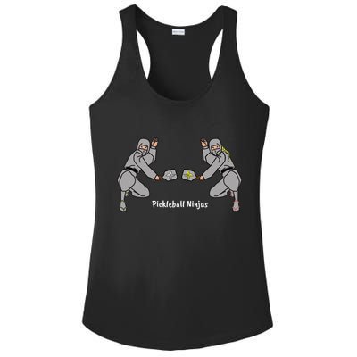 Fun Pickleball, Pickleball Ninja, Mixed Doubles, Pickleball For Life Ladies PosiCharge Competitor Racerback Tank