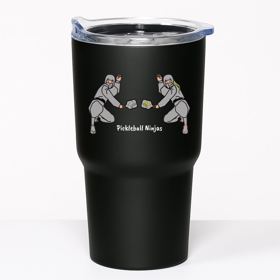 Fun Pickleball, Pickleball Ninja, Mixed Doubles, Pickleball For Life Tumbler