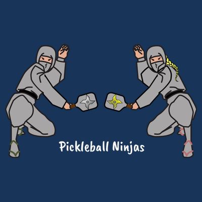 Fun Pickleball, Pickleball Ninja, Mixed Doubles, Pickleball For Life T-Shirt