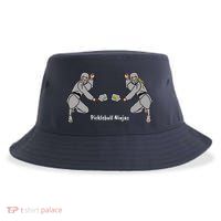 Fun Pickleball, Pickleball Ninja, Mixed Doubles, Pickleball For Life Sustainable Bucket Hat
