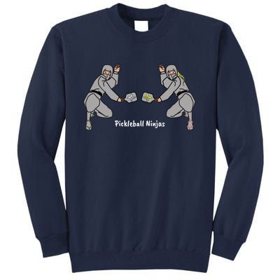 Fun Pickleball, Pickleball Ninja, Mixed Doubles, Pickleball For Life Tall Sweatshirt