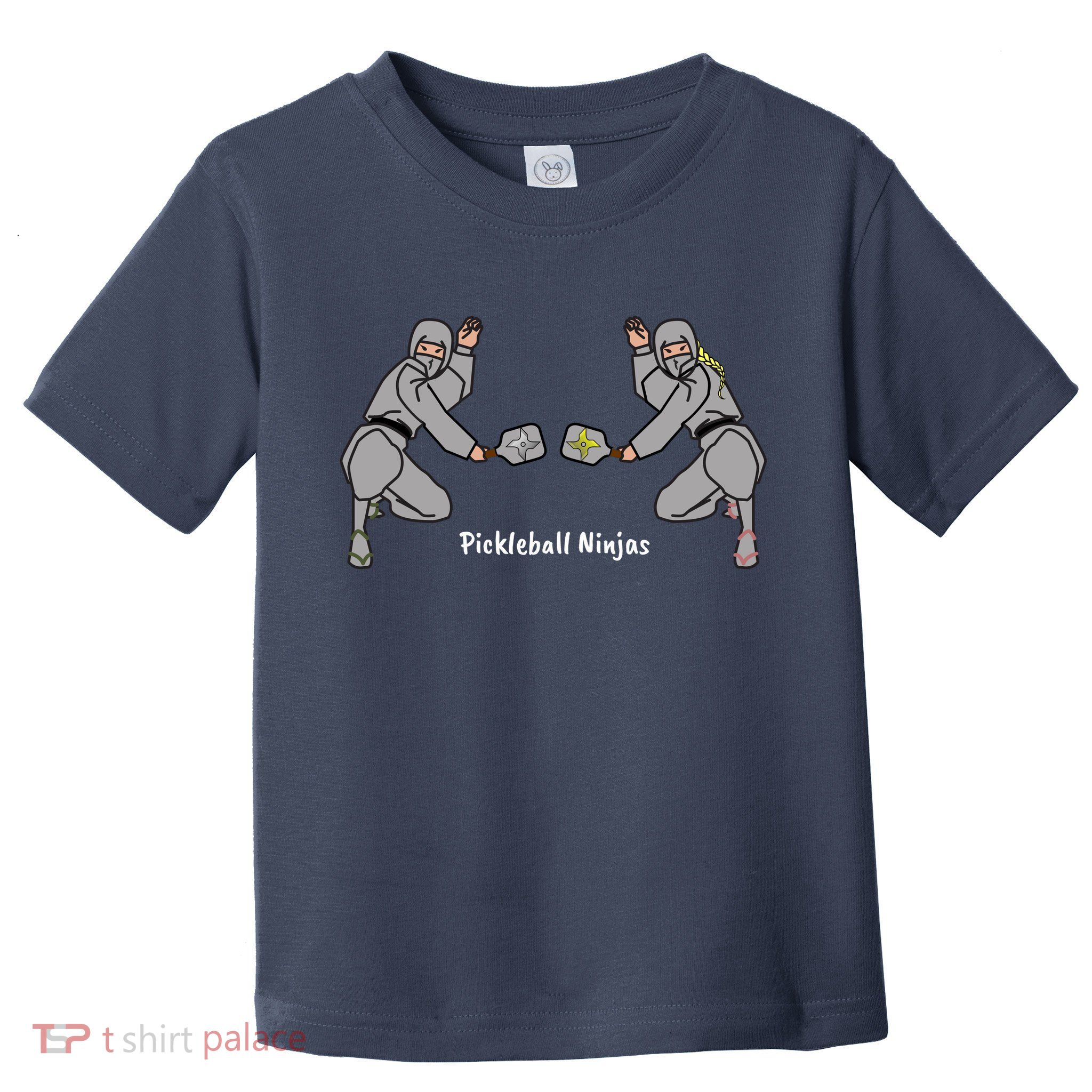 Fun Pickleball, Pickleball Ninja, Mixed Doubles, Pickleball For Life Toddler T-Shirt