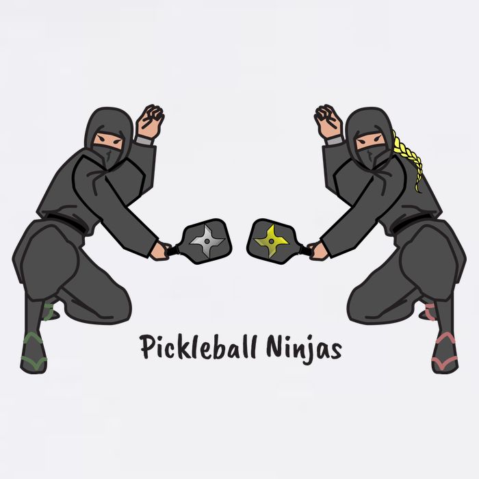 Fun Pickleball, Pickleball Ninja, Mixed Doubles, Pickleball For Life Garment-Dyed Sweatshirt