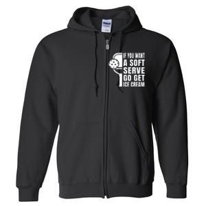 Funny Pickleball Playing Pickleball Dink Player Full Zip Hoodie