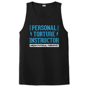 Funny PT Physical Therapist Gift Therapy Month PosiCharge Competitor Tank