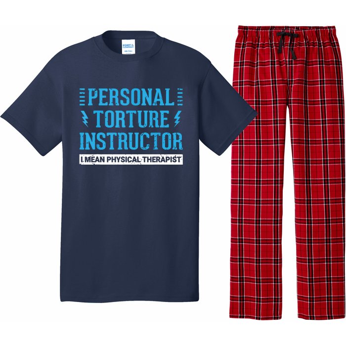 Funny PT Physical Therapist Gift Therapy Month Pajama Set