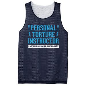 Funny PT Physical Therapist Gift Therapy Month Mesh Reversible Basketball Jersey Tank