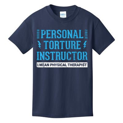 Funny PT Physical Therapist Gift Therapy Month Kids T-Shirt