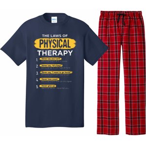 Funny PT Physical Therapy Gift Therapist Month Pajama Set